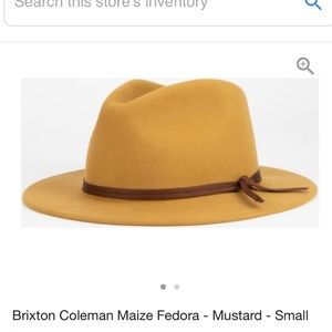Brixton Coleman Maize Fedora